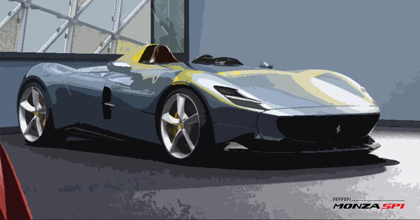 フェラーリモンツァ Monza SP1 SP2 リトグラフ　カタログ Ferrari Monza SP1 & Ferrari Monza SP2 at 1:8 scale – Amalgam