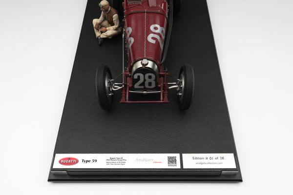 ブガッティ タイプ 59 - 1934 モナコ GP - タツィオ ヌヴォラーリ