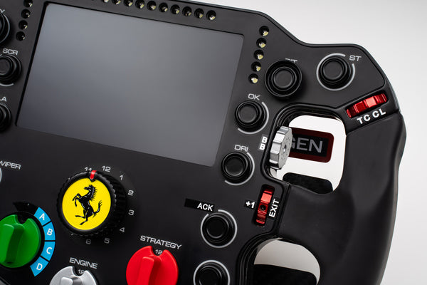 Le Mans Steering Wheel | Black Alcantara & Graphite Spokes