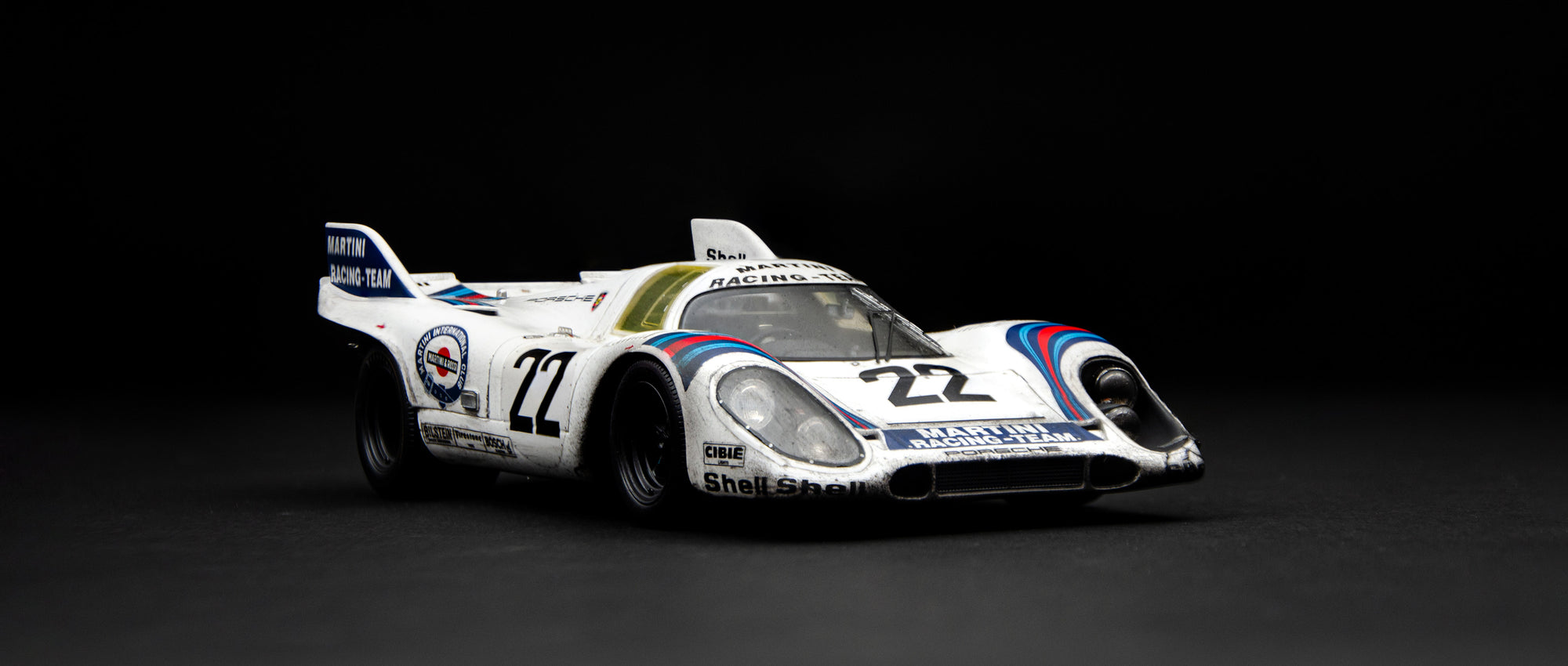 Porsche 917 KH - Le Mans-Sieger 1971 - Martini-Lackierung - Rennverwittert