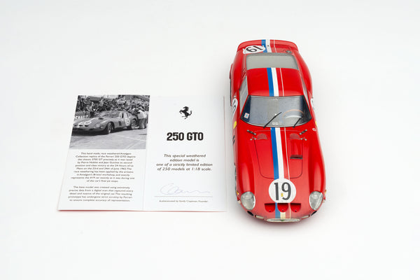 フェラーリ250GTO-3705GT-1962ルマンクラス優勝-レースウェザード