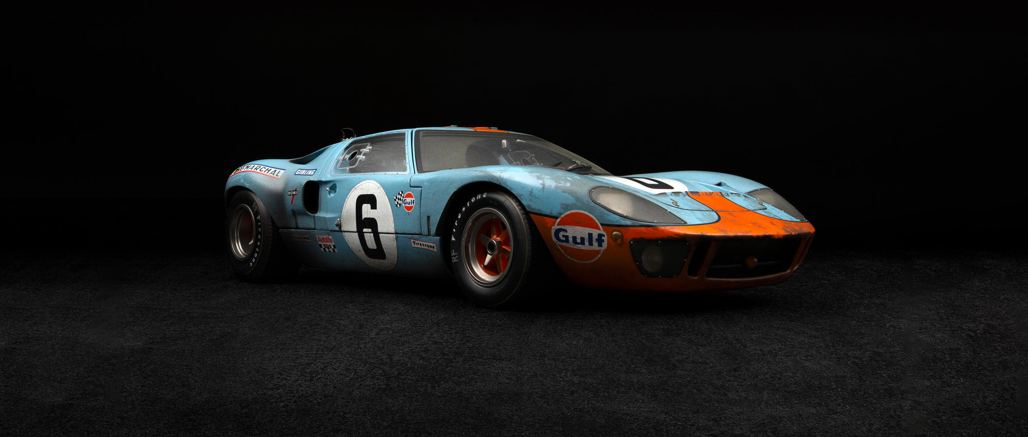 Ford GT40 - 1969 Le Mans Winner - Race Weathered