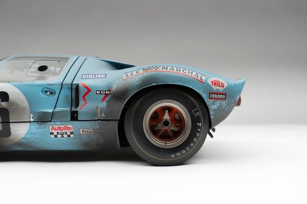 フォード GT40 - 1969 ル・マン勝者 - レース風化 – Amalgam Collection