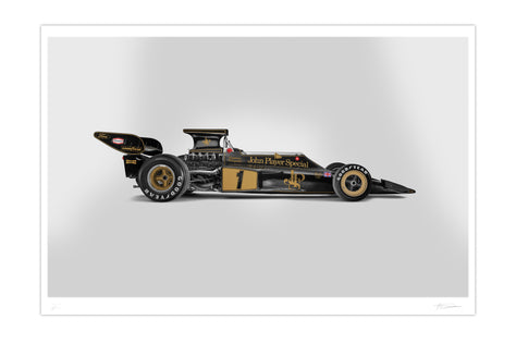 Lotus 72D Signed Edition Art Screen Print