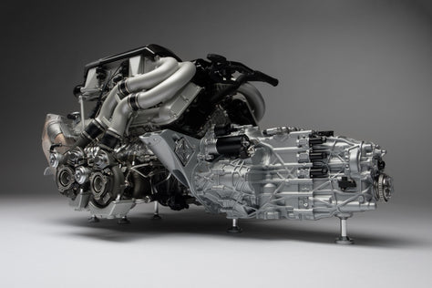 Bugatti Chiron Motor und Getriebe