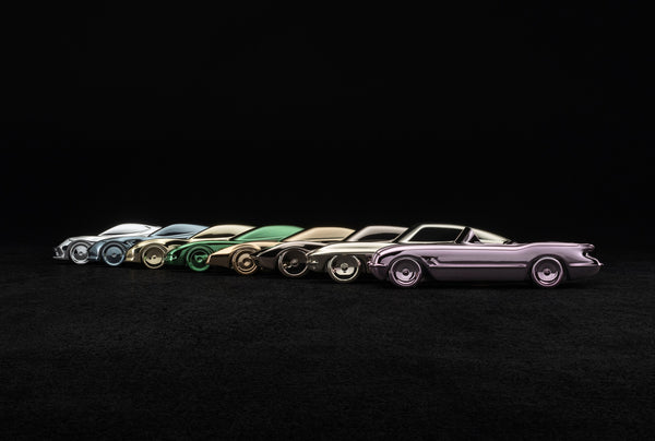 Sculpture Chevrolet Corvette C5 S0Larts - Résine 1/24 - Signée - France