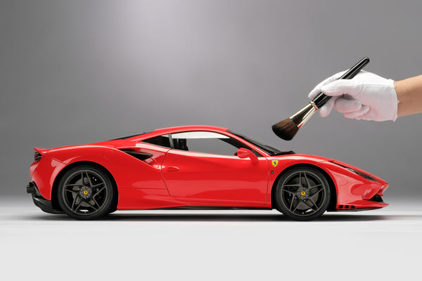 Miniature BBR 1/43 Ferrari F8 Tributo – Noir Brillant, Série Deluxe (CDL342)