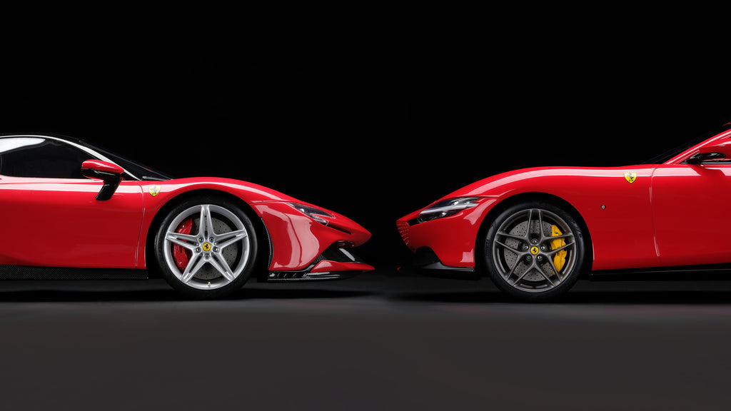Introducing the Ferrari Roma and SF90 Stradale at 1:12 scale