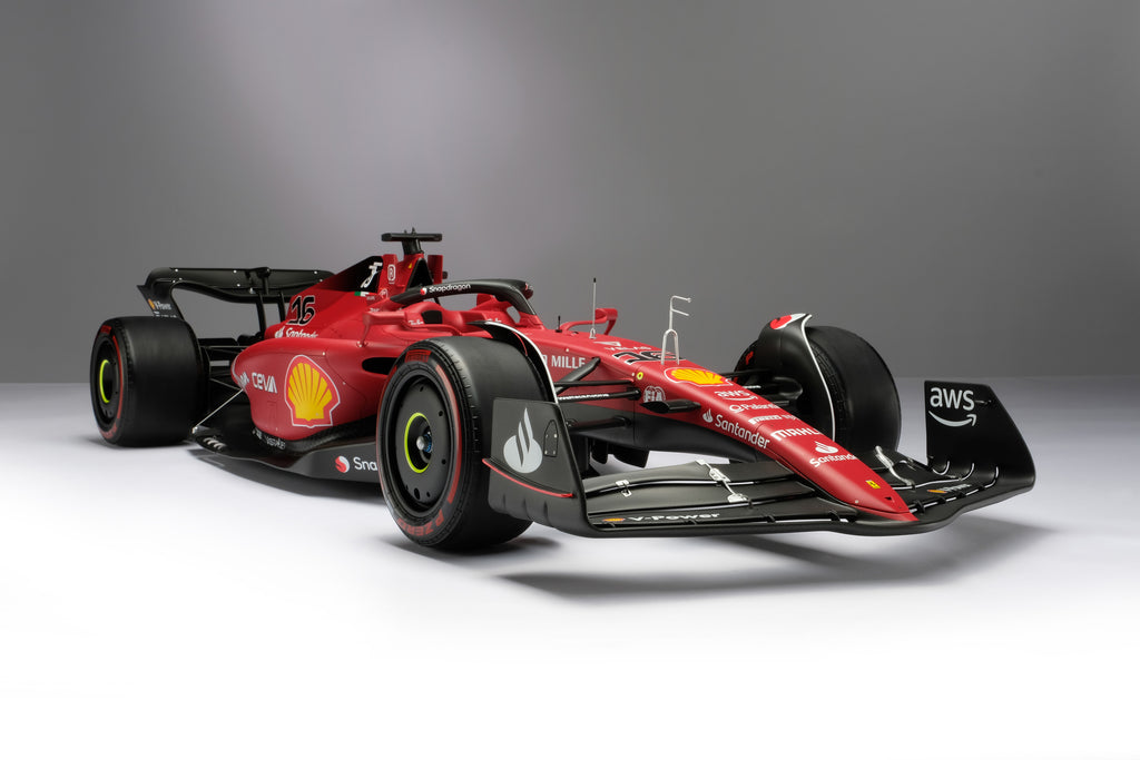Revelando nuestra enorme construcción de Ferrari F1-75 a escala 1:5