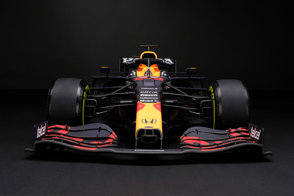 First Images of Amalgam's Red Bull RB16B at 1:8 Scale