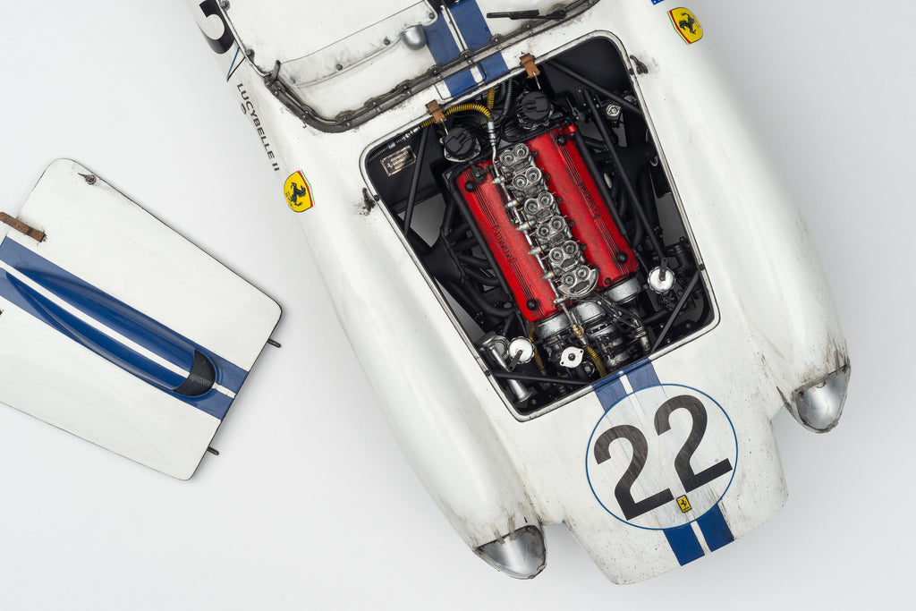 Special Edition of Race-Weathered Ferrari 250TRs released by Amalgam