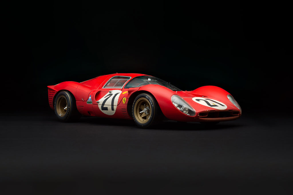 The Ferrari 330 P4 Joins Our Race Weathered Collection at 1:8 Scale