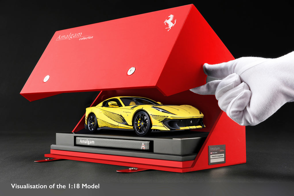 Amalgam Collection enthüllt limitierte Auflage von Modellen im Maßstab 1:18 des 5,1 Millionen US-Dollar teuren Ferrari 812 Competizione Tailor Made
