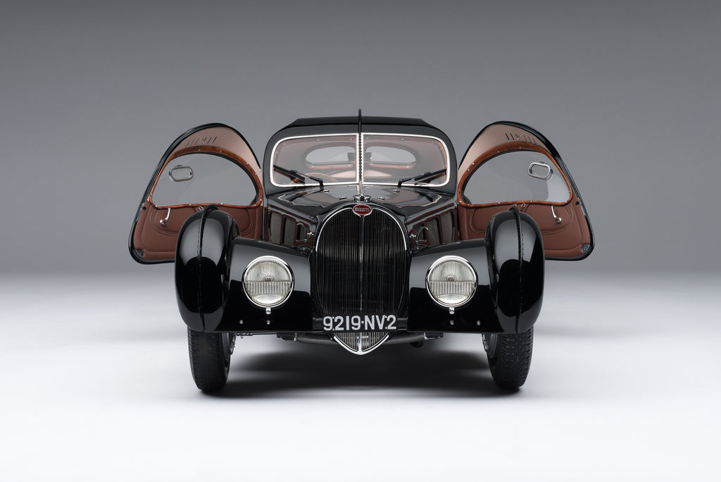 1938 Bugatti Type 57SC Atlantic – La Voiture Noire at 1:8 scale