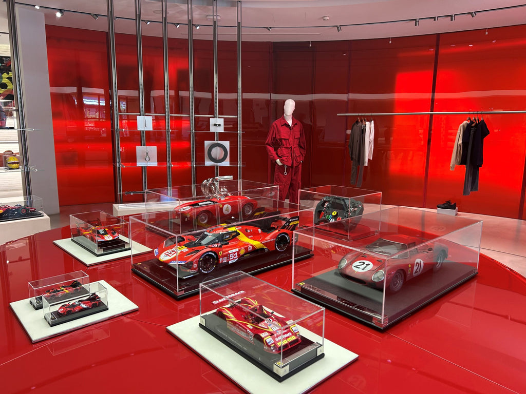 Amalgam Collection visits Ferrari Boutiques in Italy and London