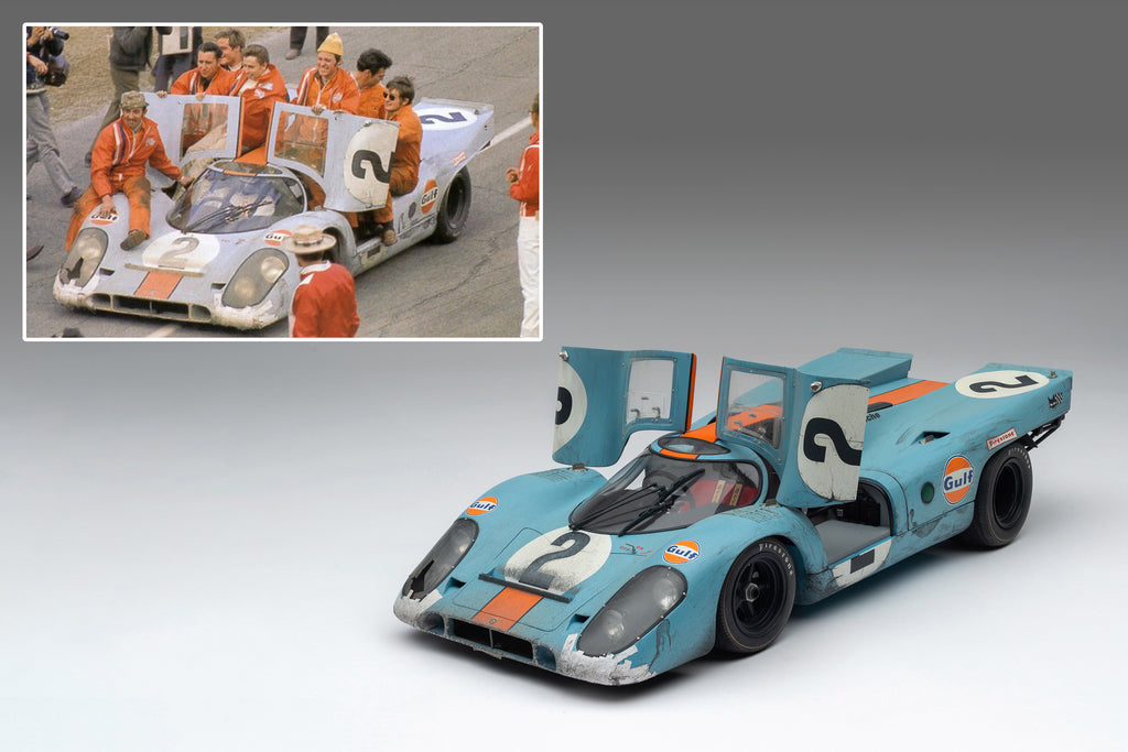 First Photos of Amalgam Race-Weathered Porsche 917K are Released