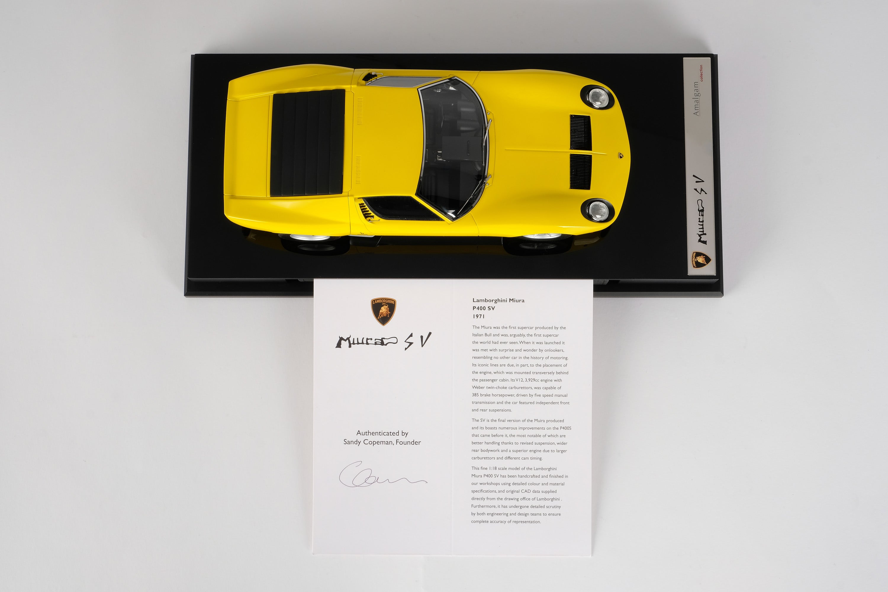 Lamborghini Miura P400 SV | Amalgam Collection