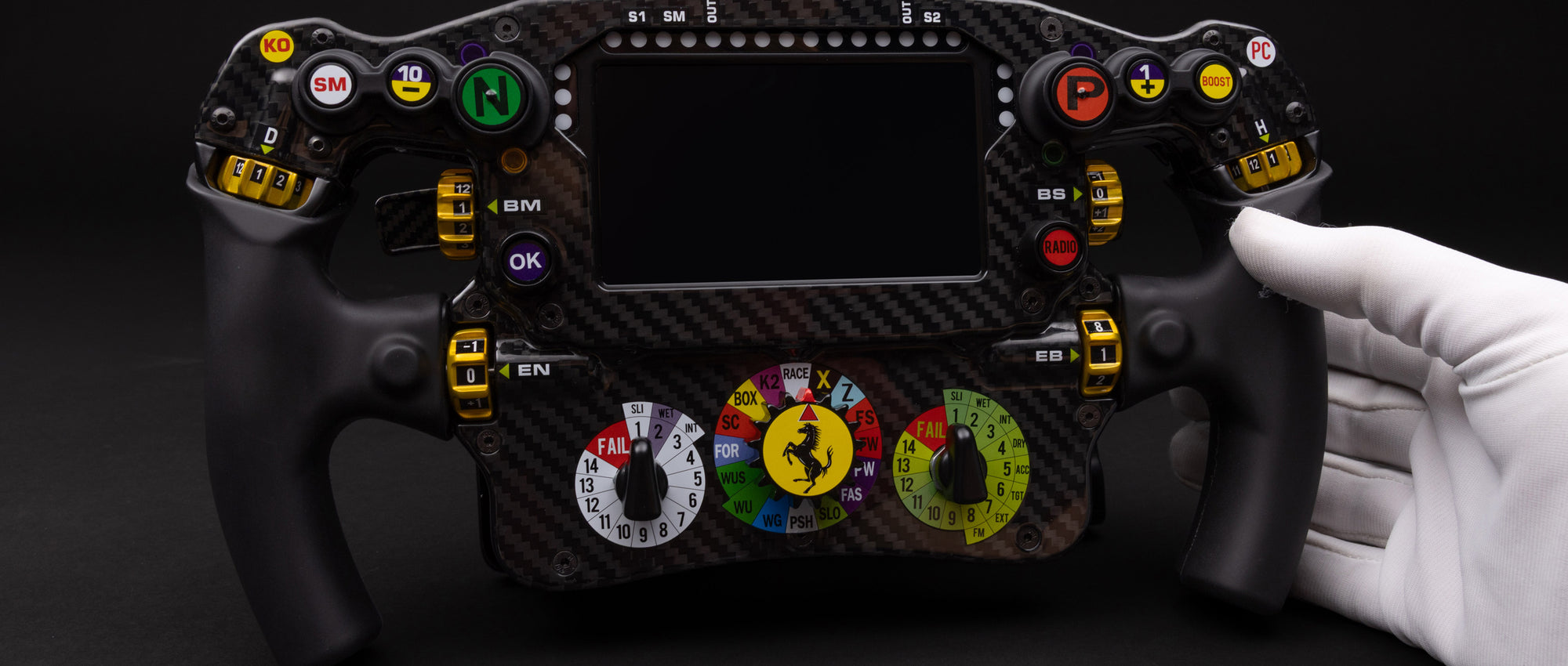 Ferrari SF-26 Steering Wheel (2026) - Lewis Hamilton