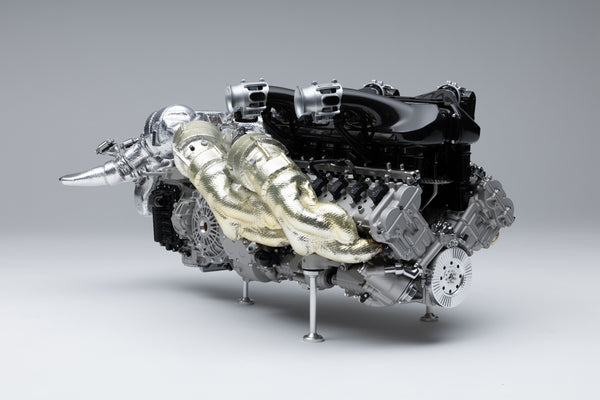 Bugatti Tourbillon Rear Enginee BUGATTI Tourbillon V16 Engine and Gearbox (2026) – Amalgam Collection