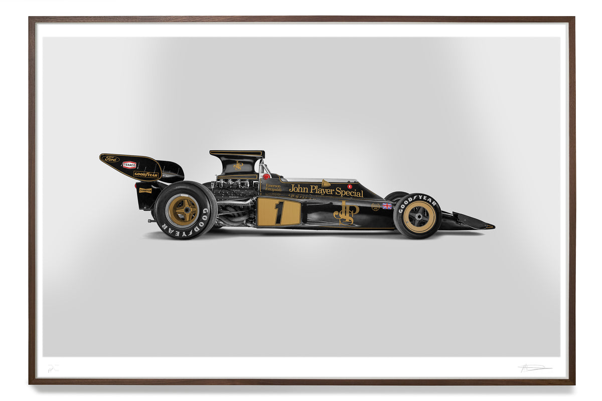 Lotus 72D Signed Edition Art Screen Print