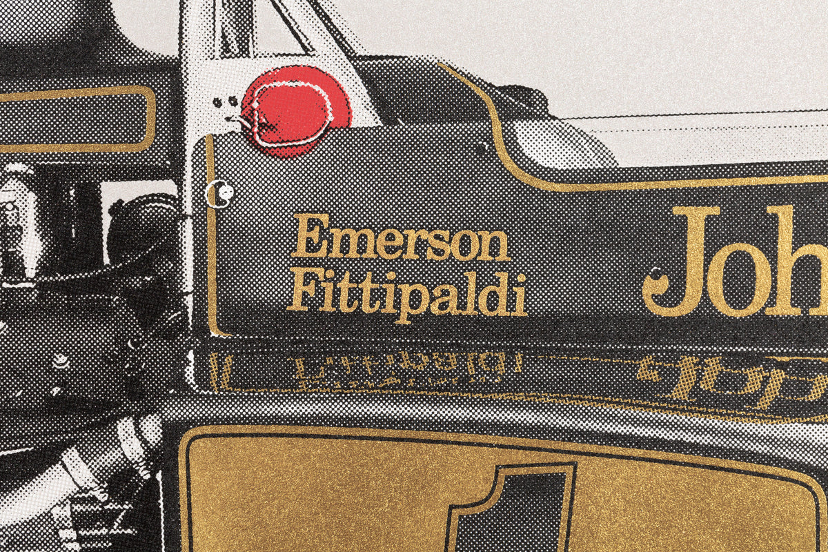 Lotus 72D Signed Edition Art Screen Print