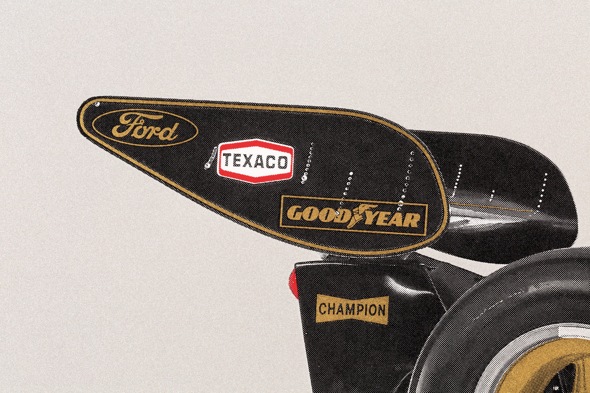 Lotus 72D Signed Edition Art Screen Print
