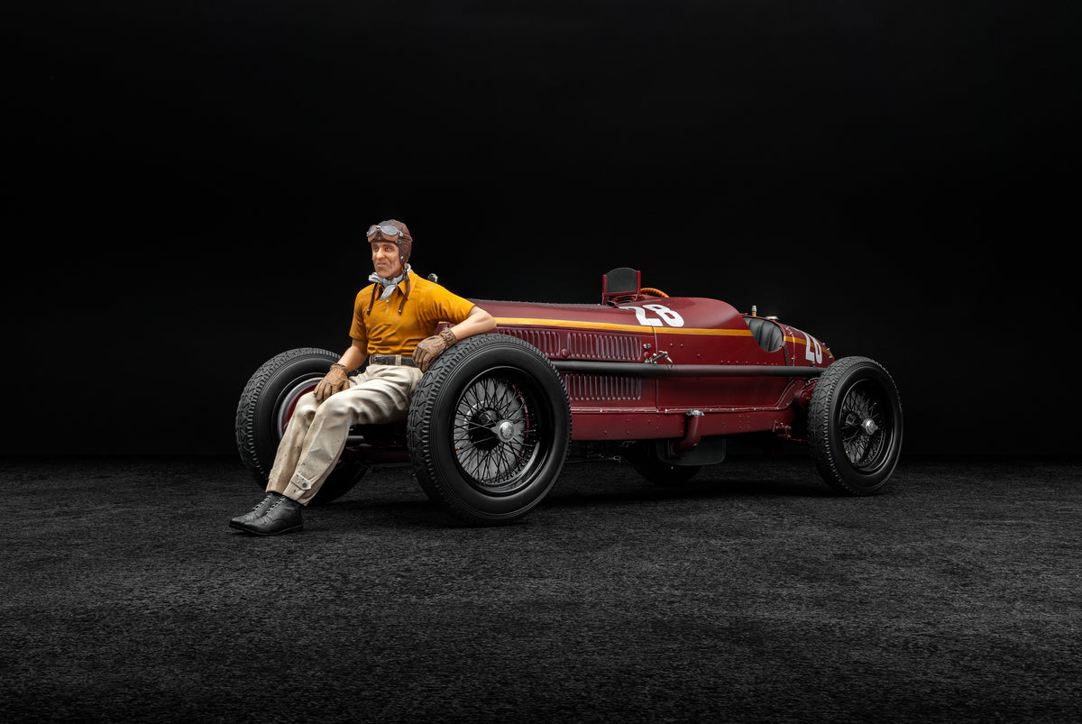 Alfa Romeo 8C 2300 « Monza » - Vainqueur du Grand Prix de Monaco de 1932 - Édition avec figurine de Tazio Nuvolari