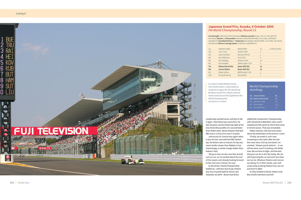 Brawn BGP 001/02 "The Autobiography of Jenson Button's World Championship Winner" (Limited Edition)