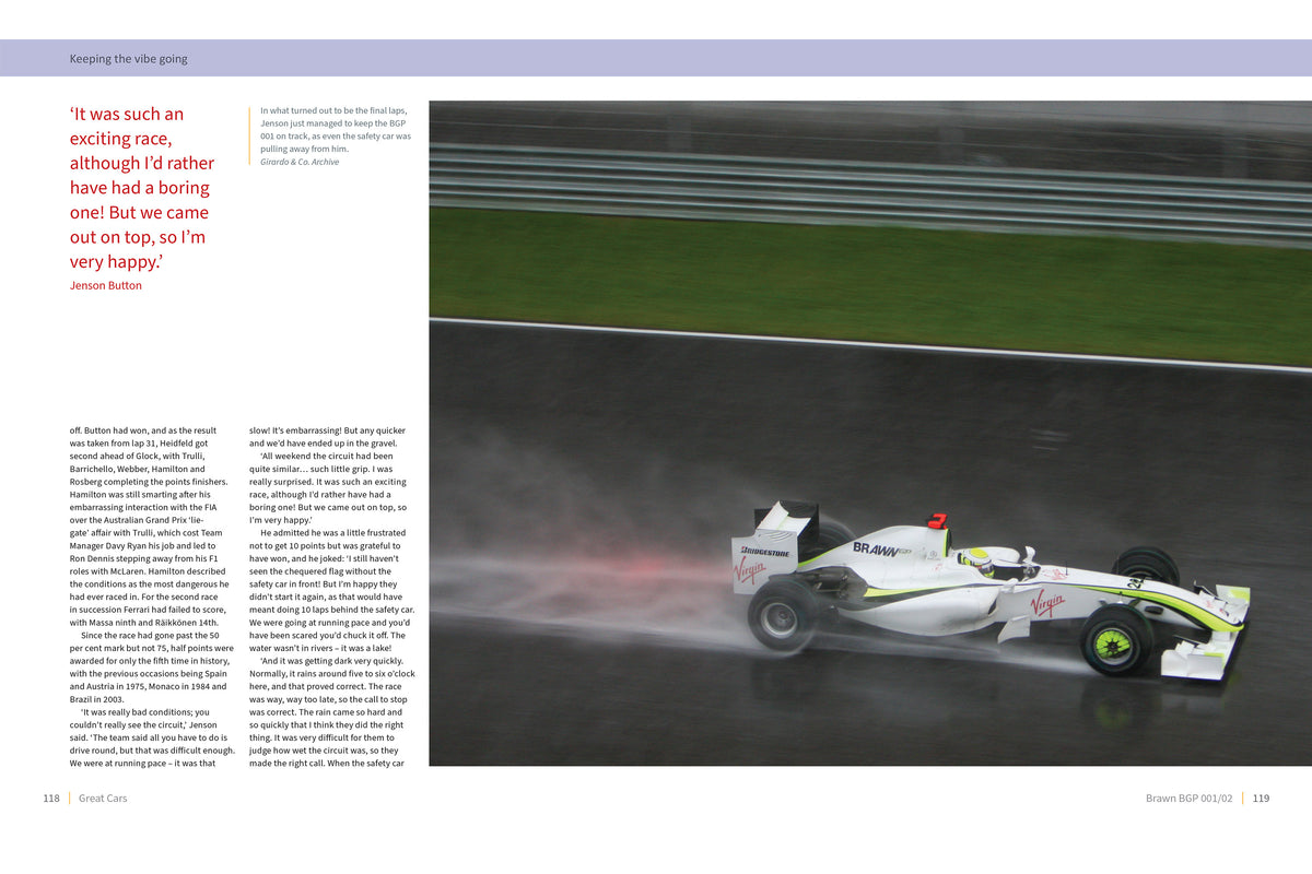 Brawn BGP 001/02 "The Autobiography of Jenson Button's World Championship Winner" (Limited Edition)