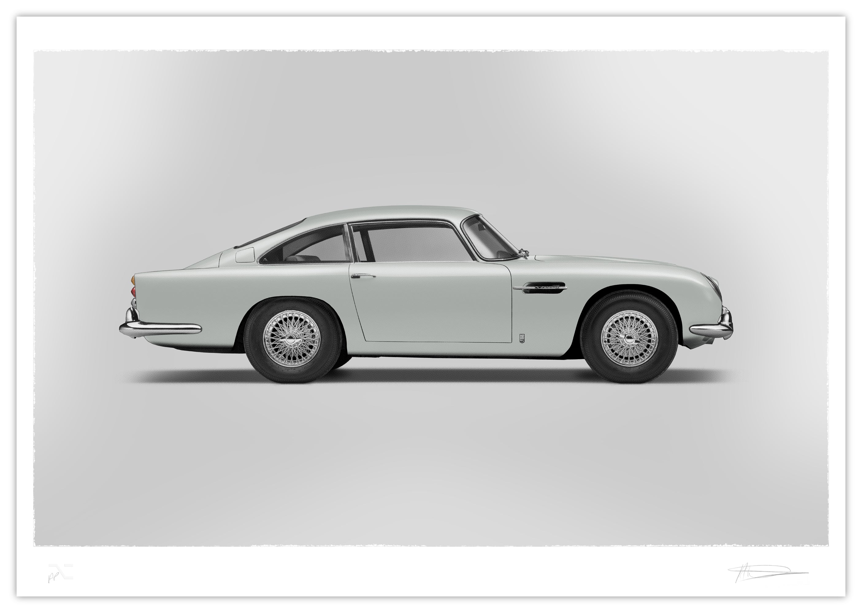 アストンマーティン DB5 ヴァンテージ - アラン・ソーントン - アート