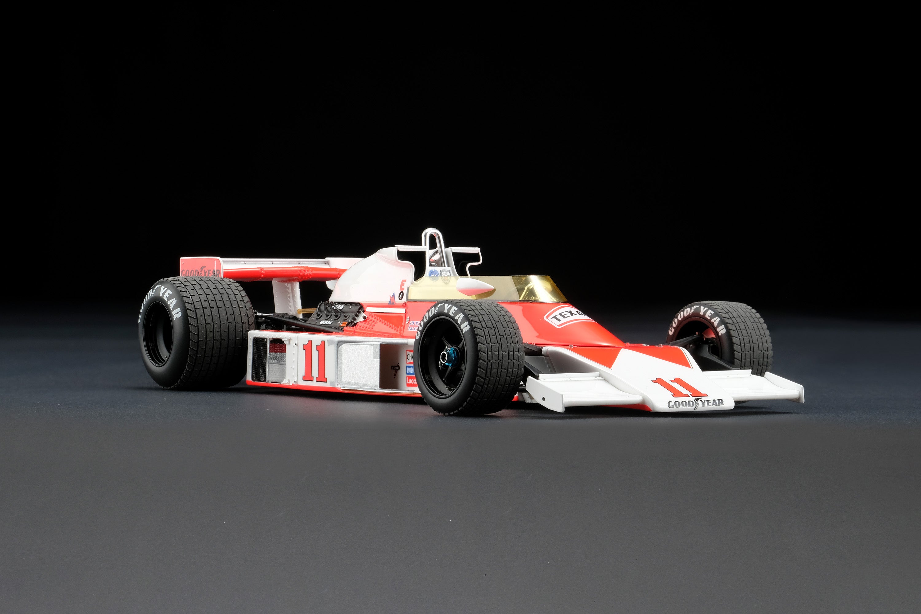 激レア　Yardley McLaren M23 ピーターレブソン F1 1/18 McLaren M23D - 1976 Japanese Grand Prix - James Hunt - Third Place