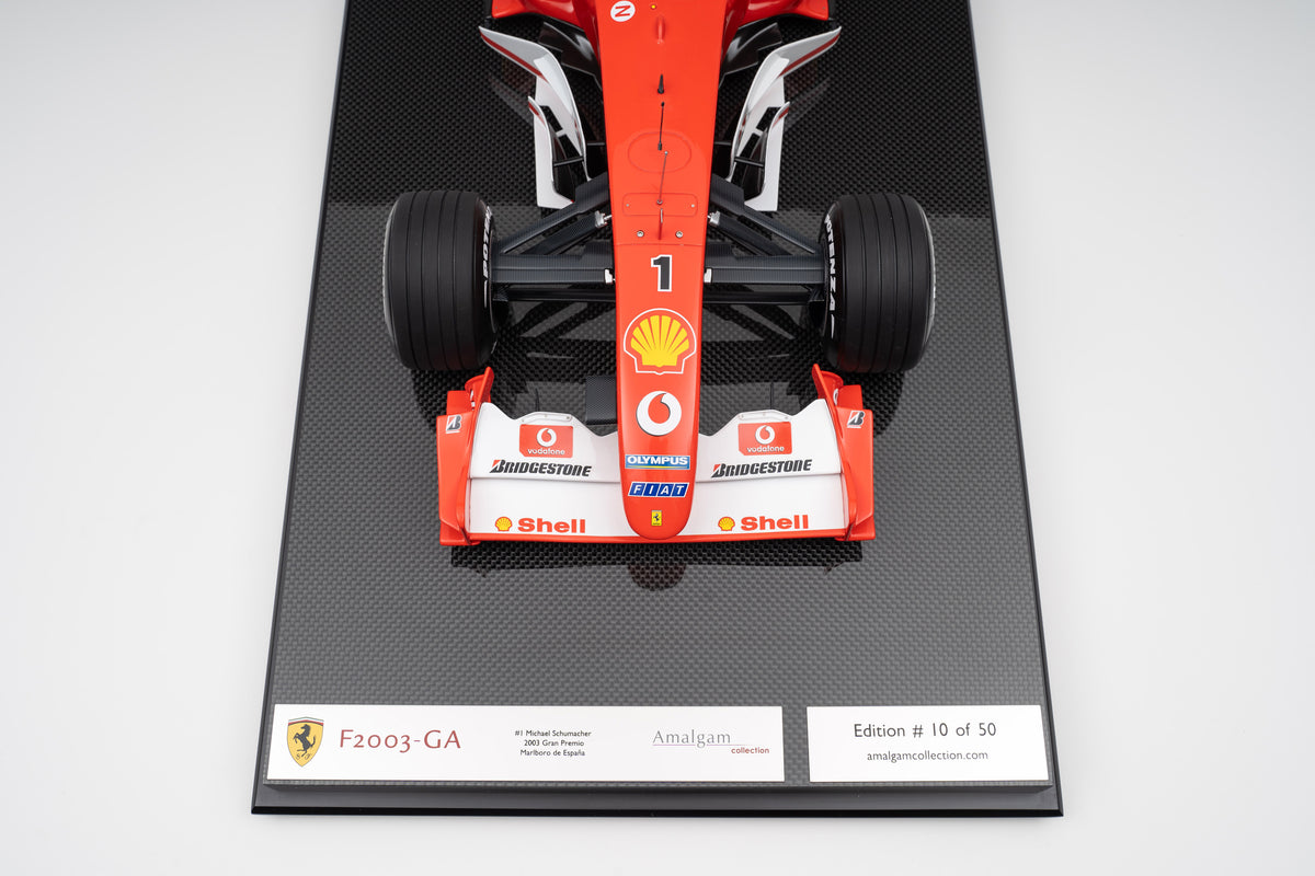 Ferrari F2003-GA - Vainqueur du Grand Prix d'Espagne 2003 - Schumacher