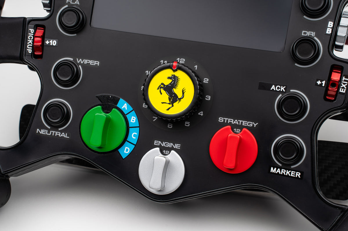 Ferrari 499P Full Size Steering Wheel Replica - 2023 Le Mans Winner - by Amalgam Collection