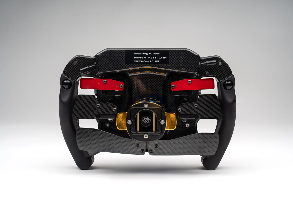 Ferrari 499P Full Size Steering Wheel Replica - 2023 Le Mans Winner - by Amalgam Collection