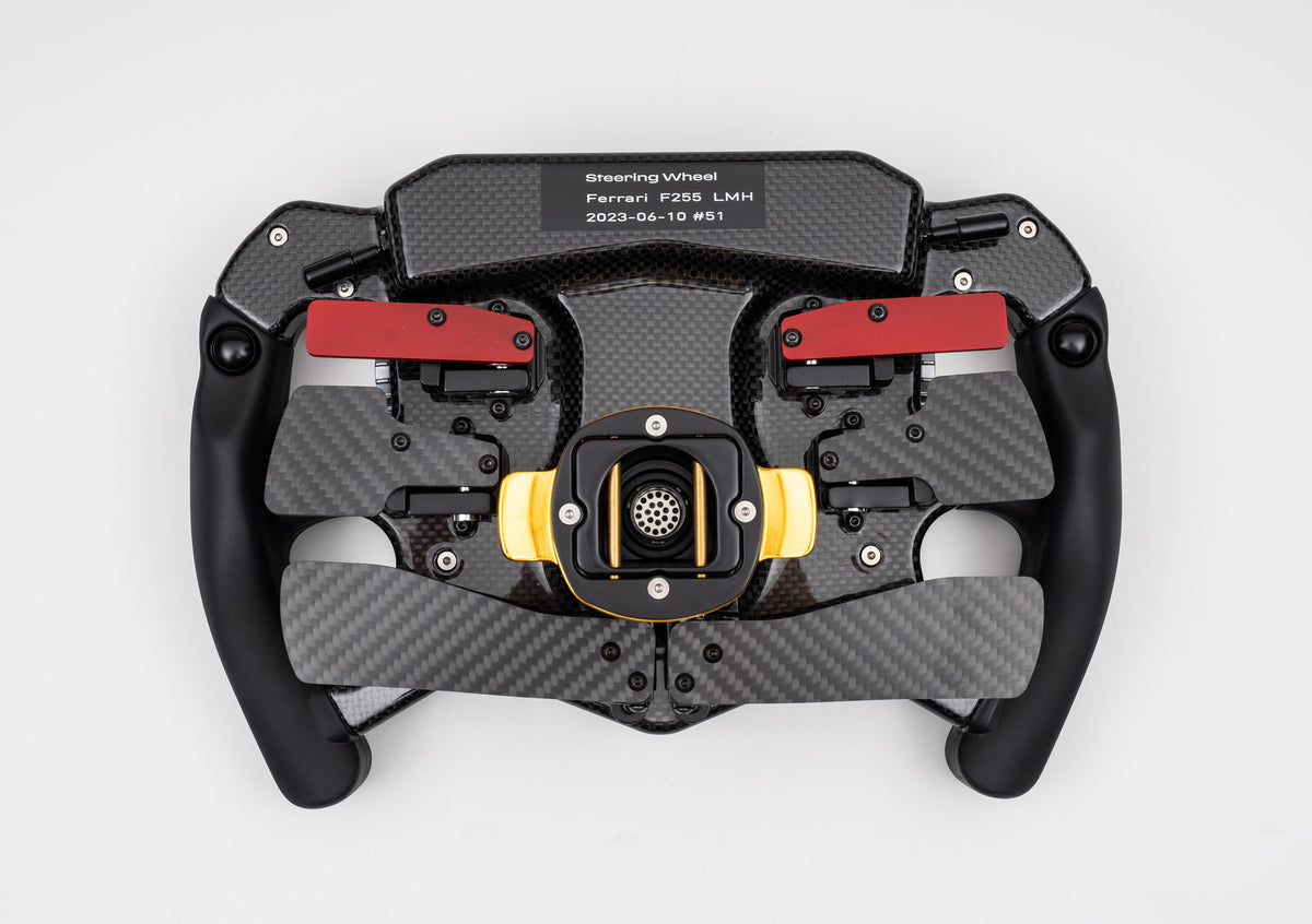 Ferrari 499P Full Size Steering Wheel Replica - 2023 Le Mans Winner - by Amalgam Collection