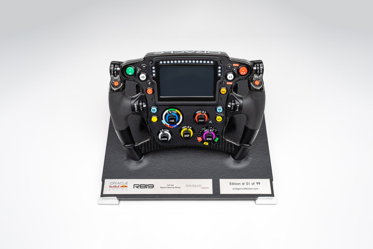 Oracle Red Bull Racing RB19 Full Size Replica Steering Wheel (2023) by Amalgam Collection