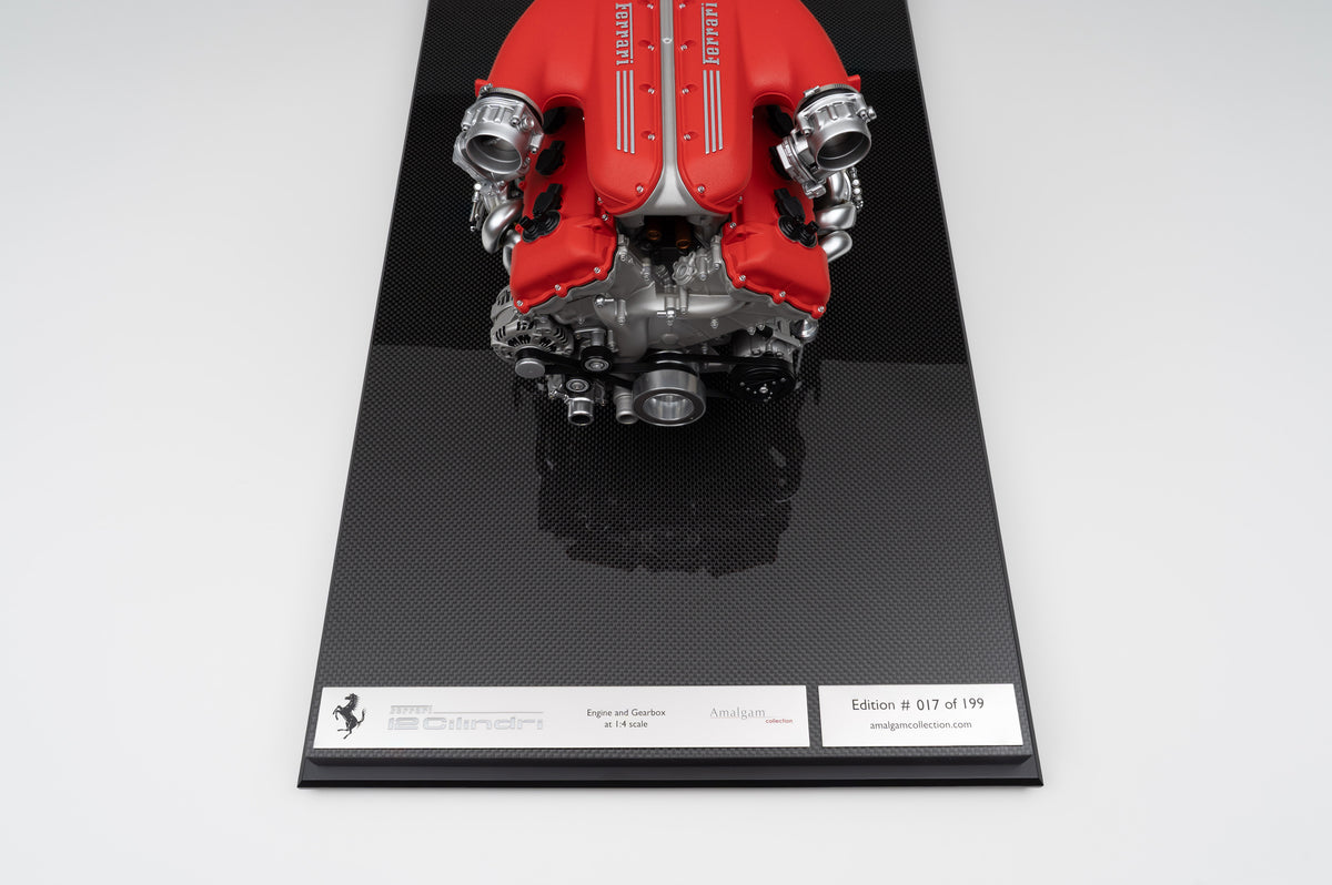 Ferrari 12Cilindri V12 F140HD Engine and Gearbox at 1:4 scale by Amalgam Collection