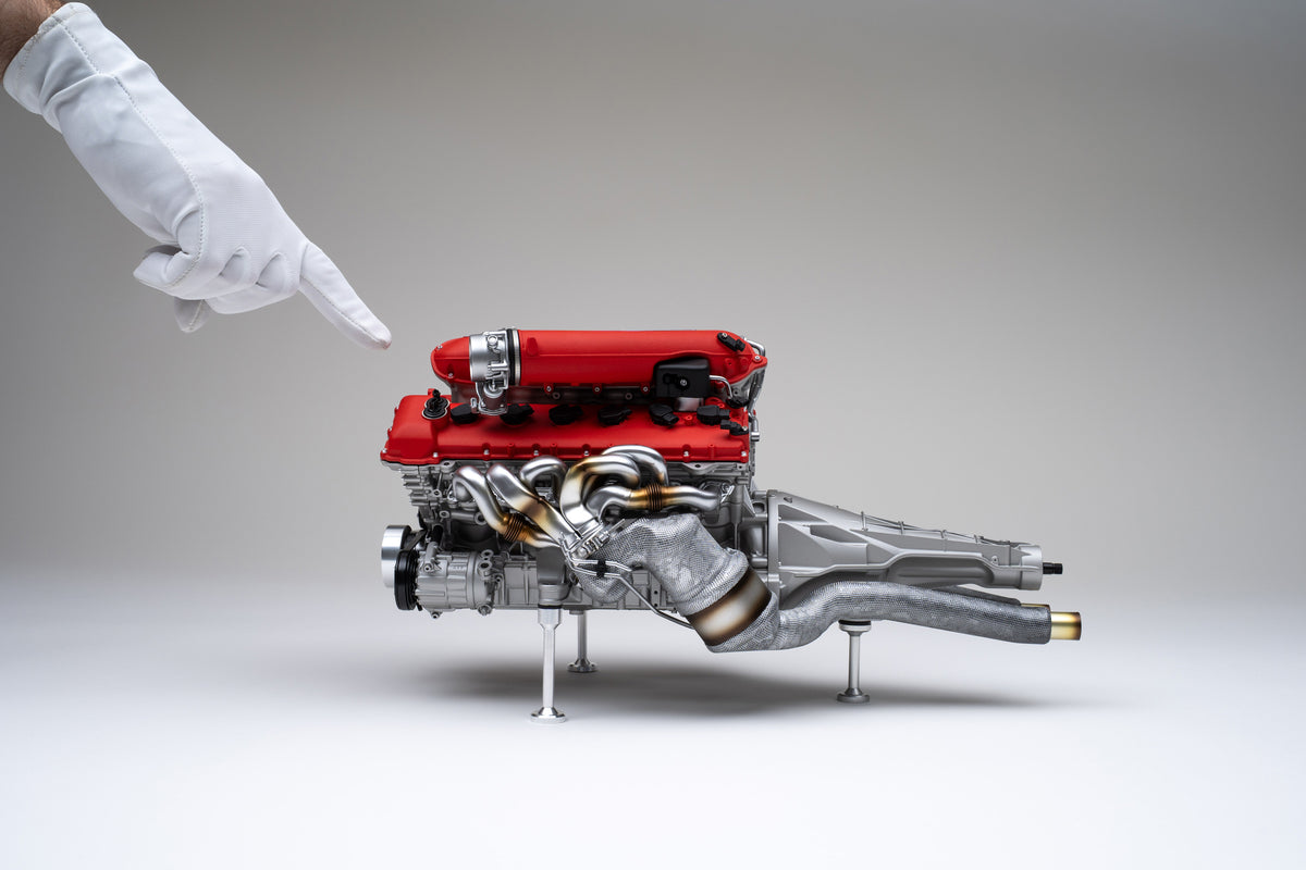 Ferrari 12Cilindri V12 F140HD Engine and Gearbox at 1:4 scale by Amalgam Collection