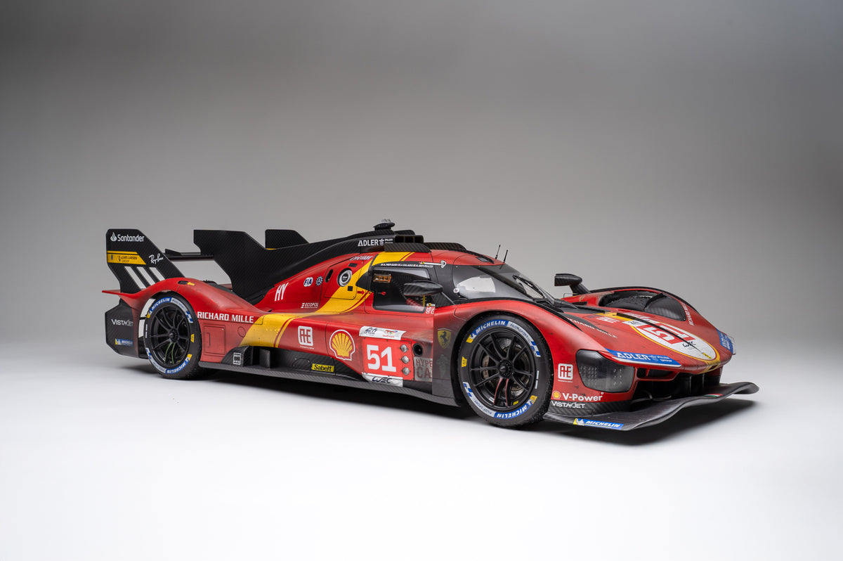 Ferrari 499P - Hypercar #51 - 2023 Le Mans Winner - Race Weathered - 1:5 scale