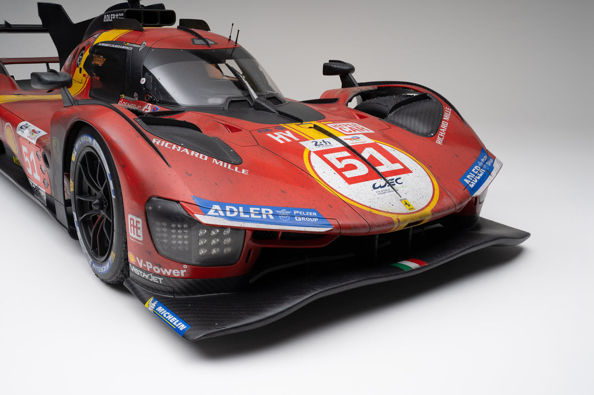 Ferrari 499P - Hypercar #51 - 2023 Le Mans Winner - Race Weathered - 1:5 scale