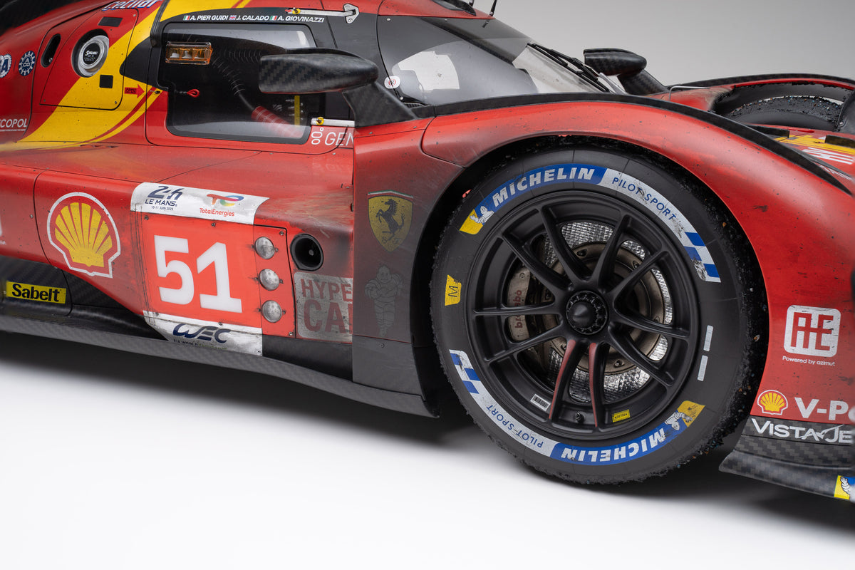 Ferrari 499P - Hypercar #51 - 2023 Le Mans Winner - Race Weathered - 1:5 scale