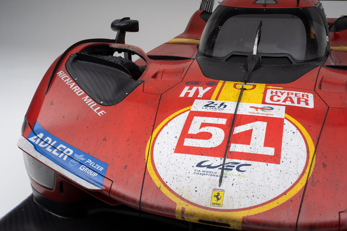 Ferrari 499P - Hypercar #51 - 2023 Le Mans Winner - Race Weathered - 1:5 scale