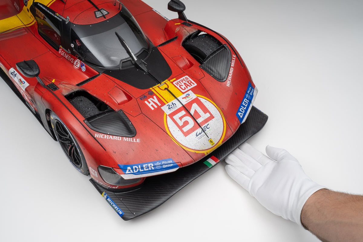Ferrari 499P - Hypercar #51 - 2023 Le Mans Winner - Race Weathered - 1:5 scale