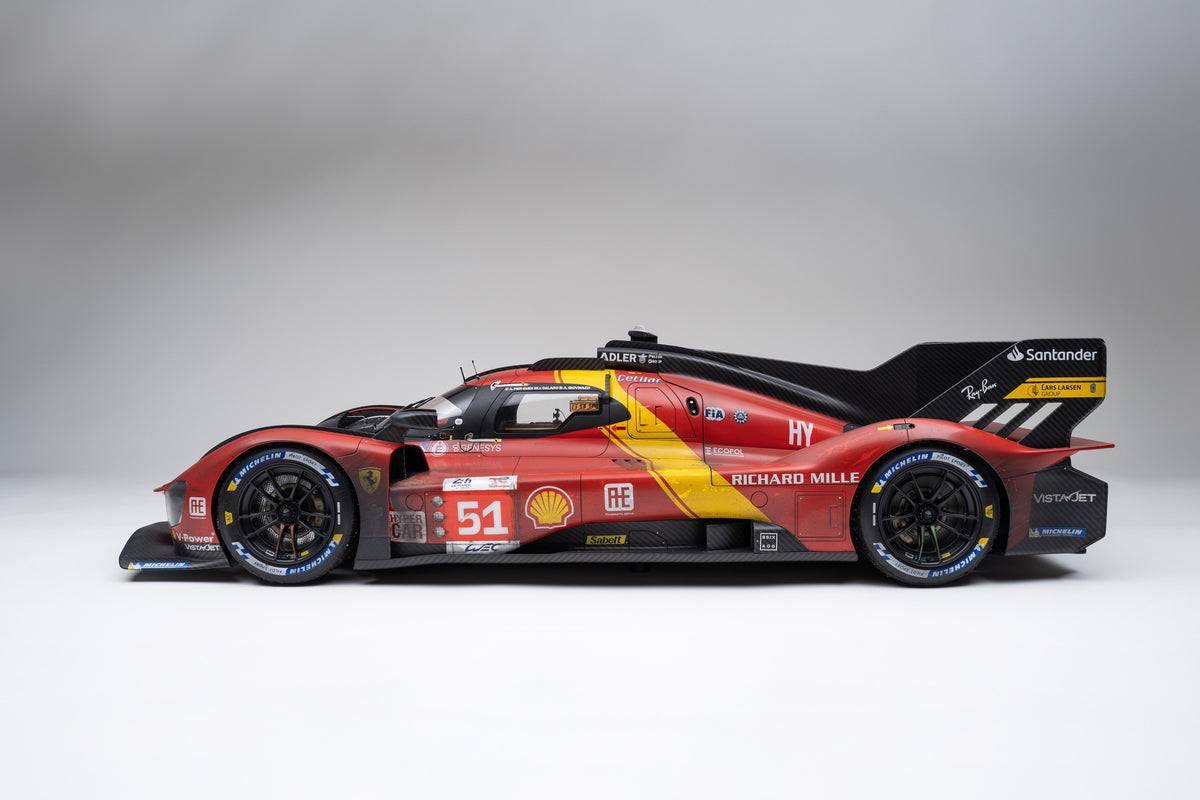 Ferrari 499P - Hypercar #51 - 2023 Le Mans Winner - Race Weathered - 1:5 scale