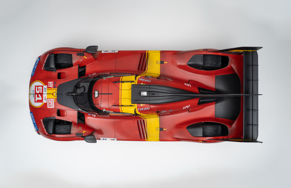 Ferrari 499P - Hypercar #51 - 2023 Le Mans Winner - Race Weathered - 1:5 scale