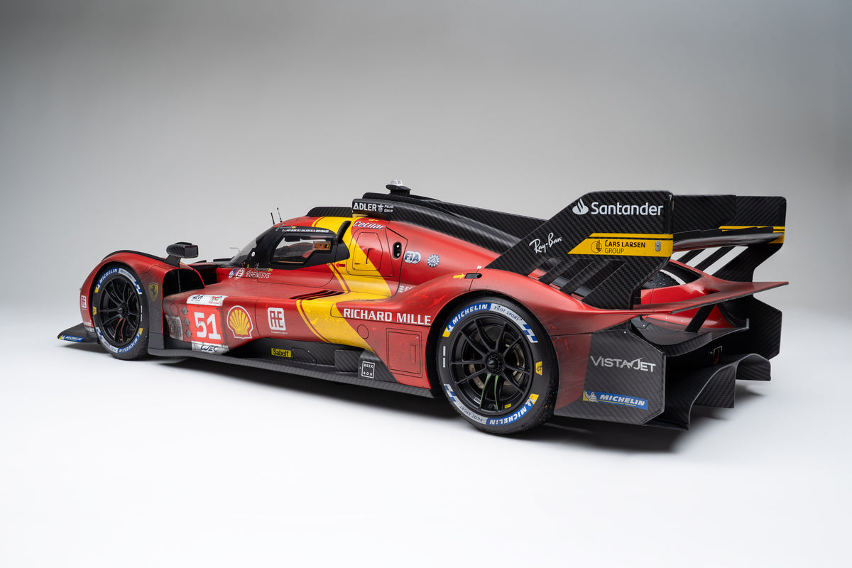 Ferrari 499P - Hypercar #51 - 2023 Le Mans Winner - Race Weathered - 1:5 scale