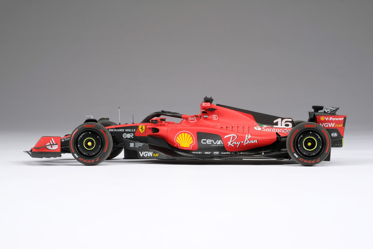 Ferrari SF-23 -  2023 Season Livery - Amalgam Collection Model at 1:18 scale - Charles Leclerc