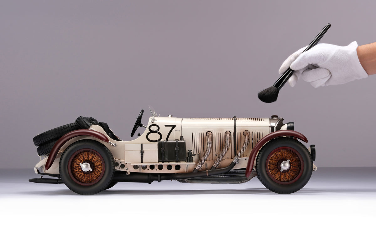 Mercedes-Benz SSKL - Vainqueur de la Mille Miglia 1931 - Rudolf Caracciola - Patinée - Échelle 1:8