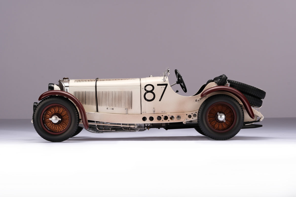 Mercedes-Benz SSKL - Vainqueur de la Mille Miglia 1931 - Rudolf Caracciola - Patinée - Échelle 1:8
