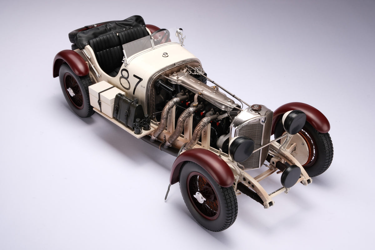 Mercedes-Benz SSKL - Vainqueur de la Mille Miglia 1931 - Rudolf Caracciola - Patinée - Échelle 1:8